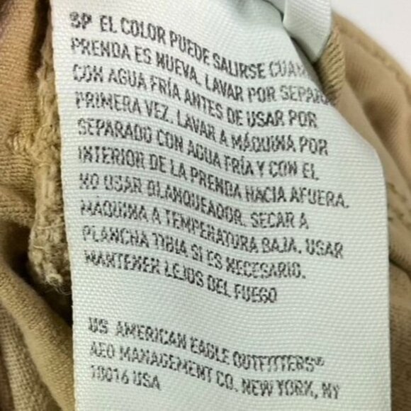 American Eagle Extreme Flex Original Straight Khakis, Men's 30x34, Toasted Almon - Picture 10 of 13